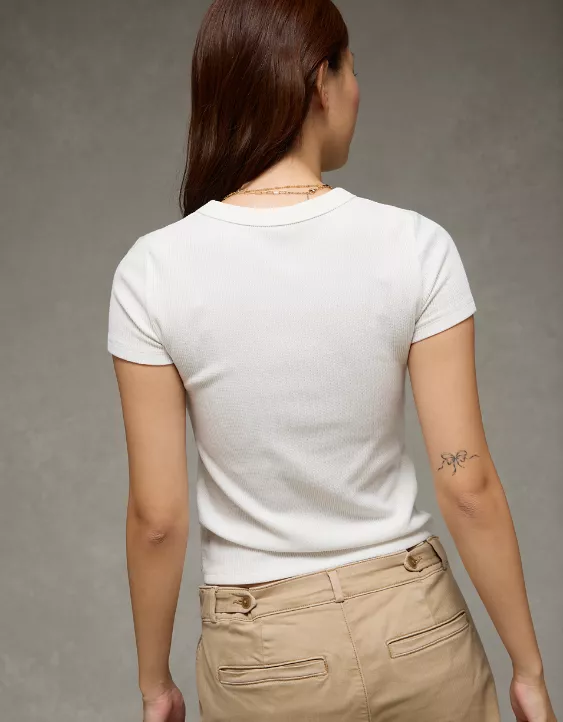 AE Waffle Baby Tee - Image 2