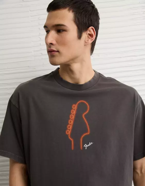AE Boxy Fender Graphic T-Shirt - Image 6
