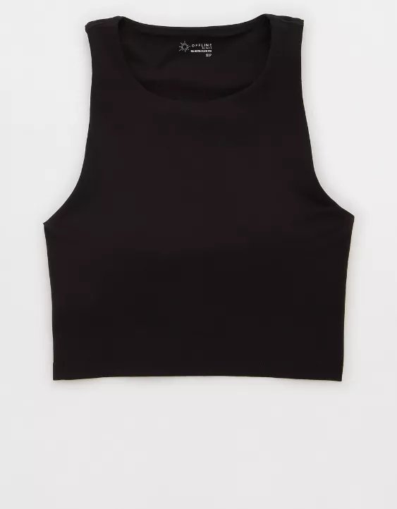 OFFLINE By Aerie Real Me XTRA High Neck Longline Sports Bra - Image 3