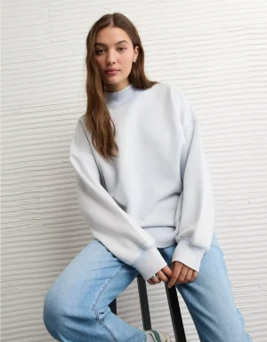 AE Everyday Luxe Mock Neck Sweatshirt