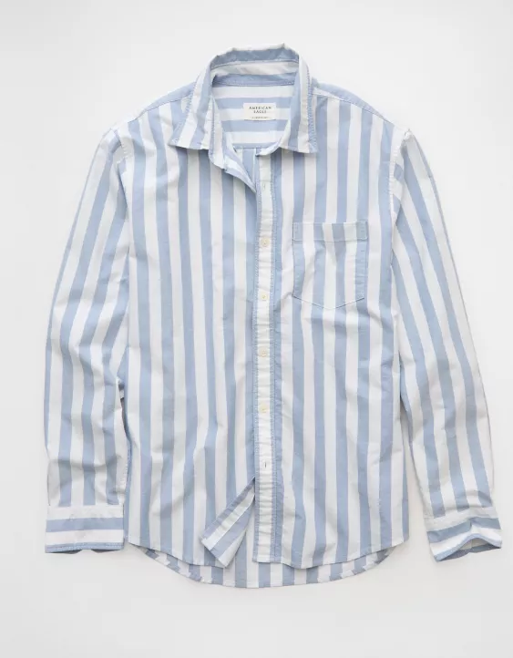 AE Everyday Relaxed Oxford Button-Up Shirt - Image 3