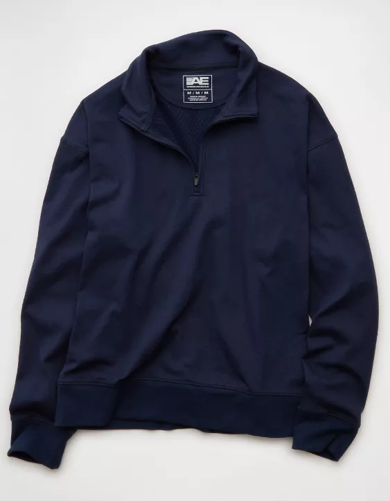 AE 24/7 Boxy Quarter-Zip Sweatshirt - Image 3