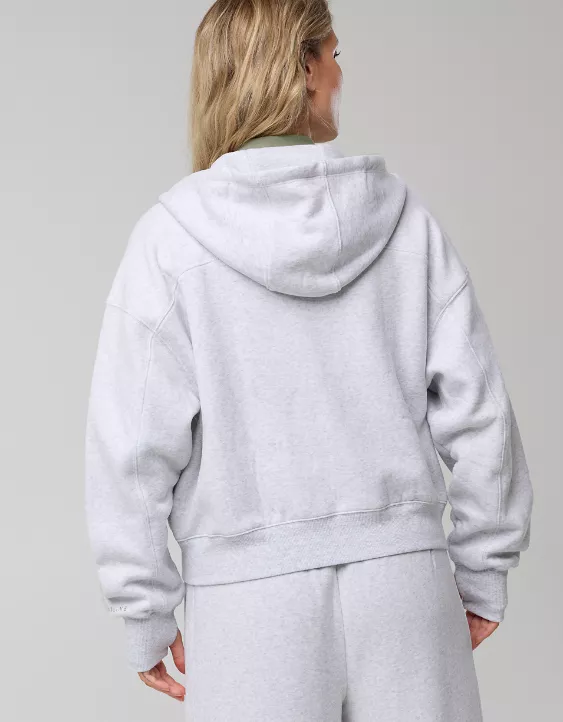 OFFLINE By Aerie Cloud Fleece Classic Full Zip Sweatshirt - Image 3