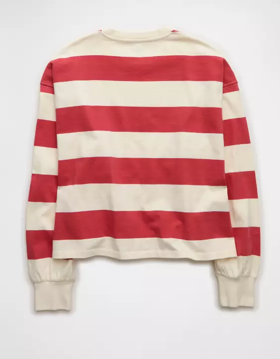 AE Striped Balloon Sleeve T-Shirt - Image 4