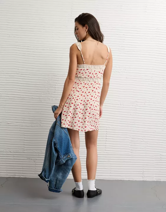 AE Lace Slip Mini Dress - Image 2