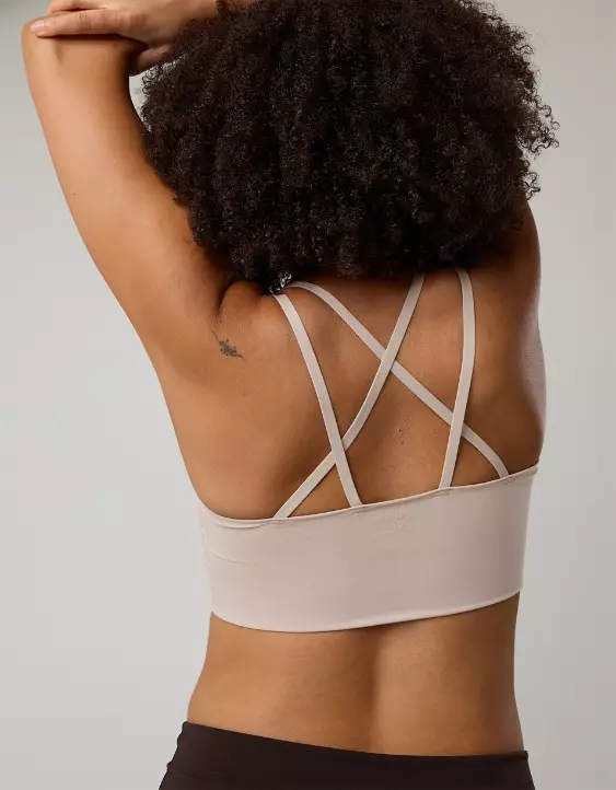 OFFLINE By Aerie Real Me Hold Up! Strappy Sports Bra - Image 2