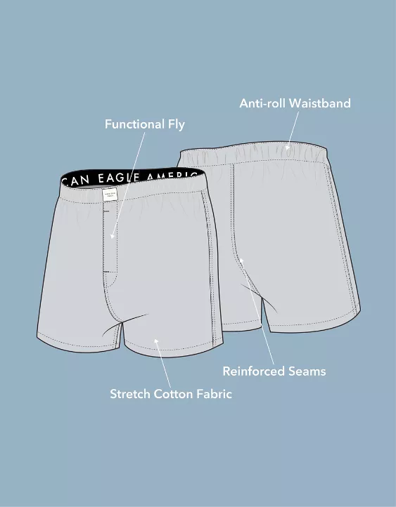 AEO Men's Stretch Boxer Short 3-Pack - Image 3
