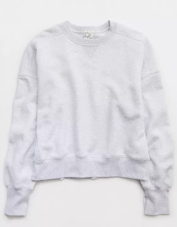 OFFLINE By Aerie Cloud Fleece Classic Crewneck Sweatshirt - Image 3