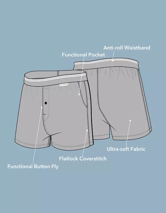 AEO Men's Spritz Ultra Soft Pocket Boxer Short - Image 6