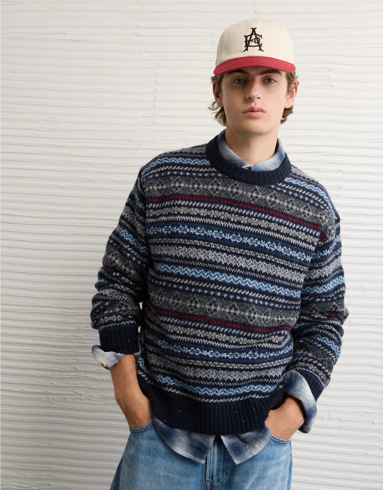 AE Cozy Cabin Fairisle Sweater