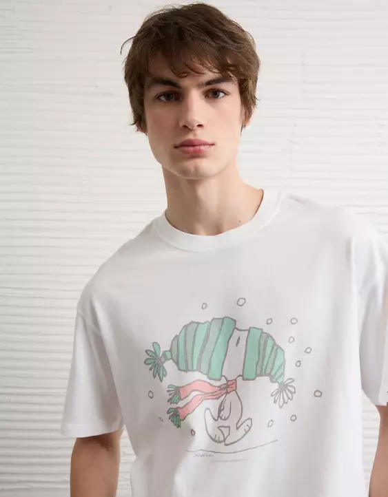 AE Boxy Snoopy Graphic T-Shirt - Image 5
