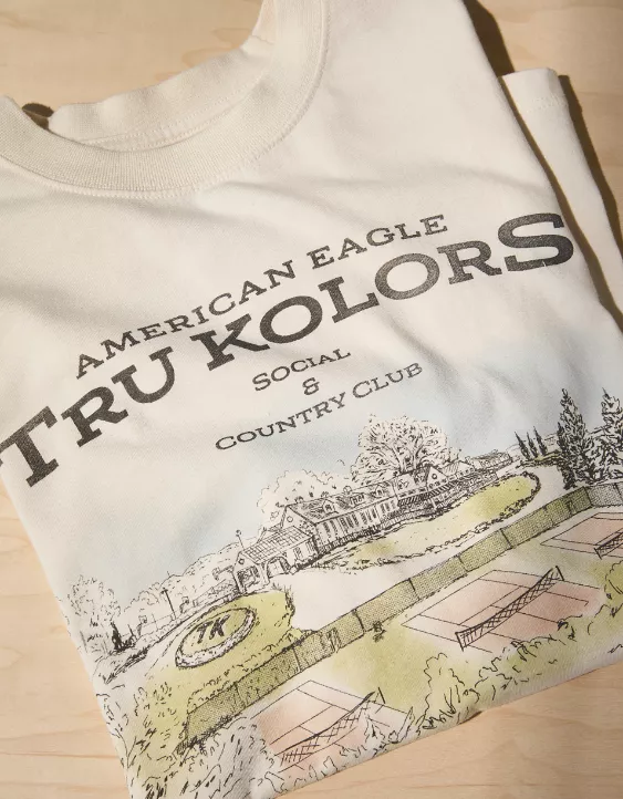 AE x Tru Kolors Country Club Graphic T-Shirt - Image 6