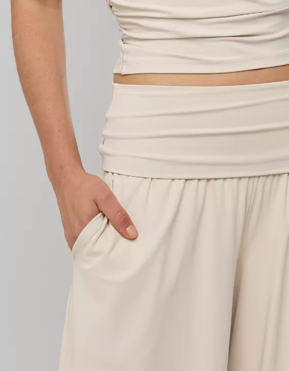 OFFLINE By Aerie Real Me Foldover Super Wide Leg Pant - Image 6