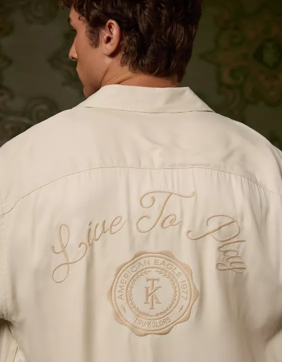 AE x Tru Kolors Short Sleeve Camp Shirt - Image 7