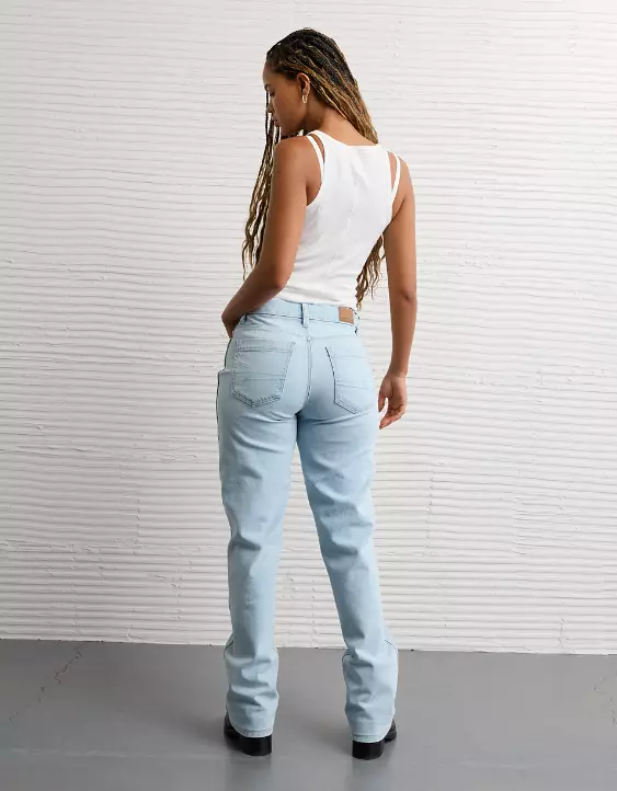 AE Stretch Curvy Straight Jean - Image 2