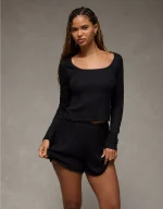 AE Ribbed Plush PJ Set