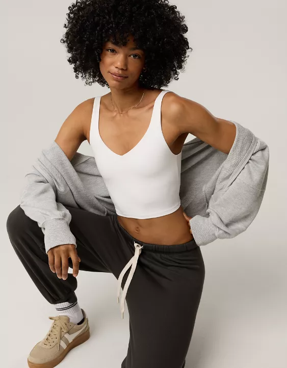 OFFLINE By Aerie Real Me Low Key Longline Sports Bra - Image 5