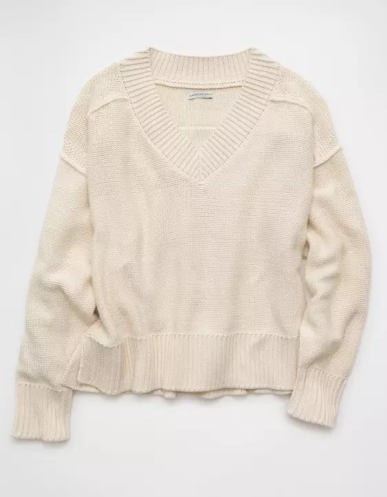 AE Long Weekend V-Neck Sweater - Image 3