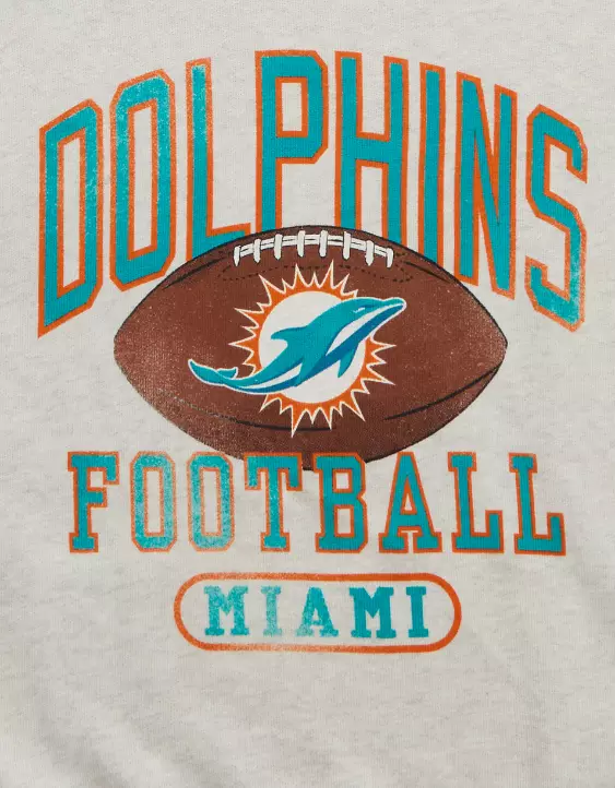 NFL Miami Dolphins Graphic Relaxed Fit Sweatshirt - Image 6