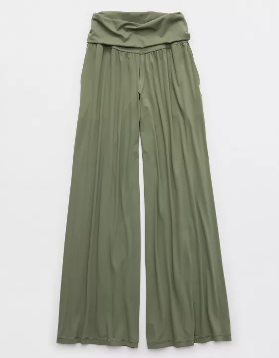 OFFLINE By Aerie Real Me Foldover Super Wide Leg Pant - Image 3