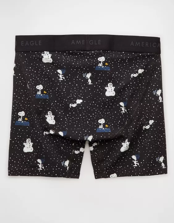 AEO Men's Snoopy Snowstorm 6" Classic Boxer Brief - Image 4