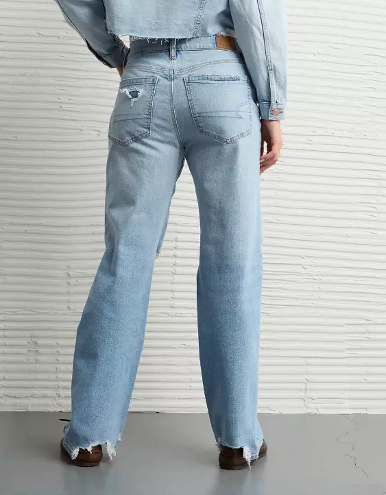 AE Strigid Low-Rise Baggy Straight Jean - Image 3