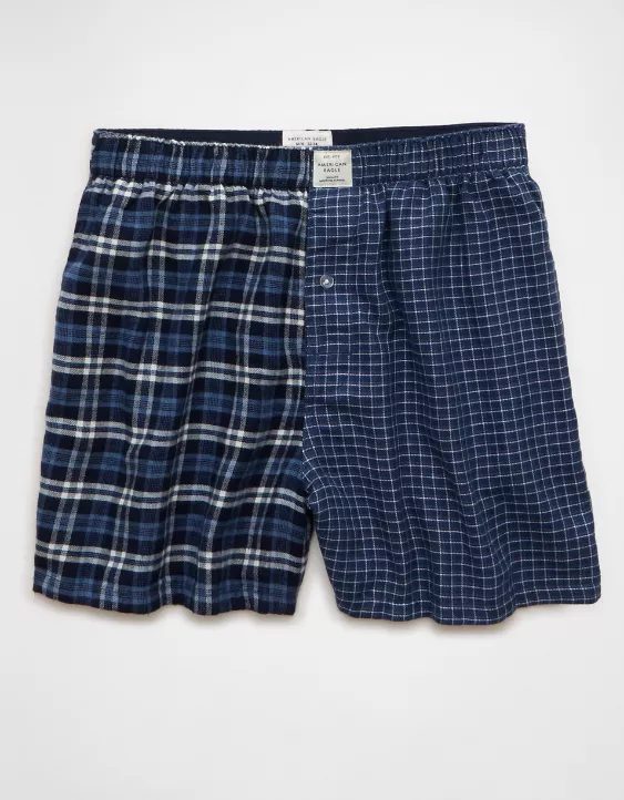 AEO Stretch Plaid Classic Boxer Short - Image 3