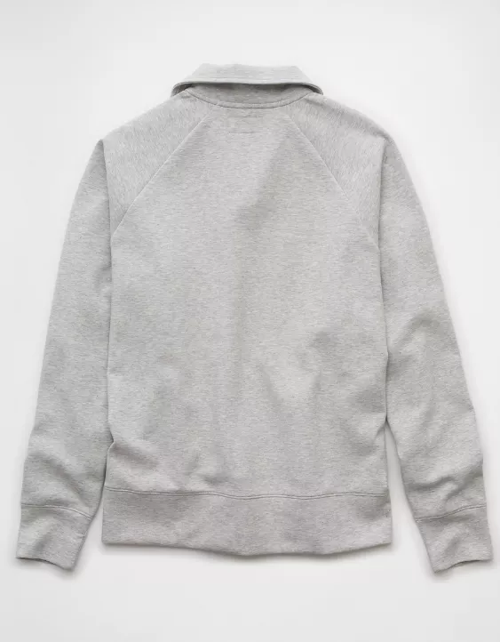 AE 24/7 Long-Sleeve Rugby Polo Sweatshirt - Image 4