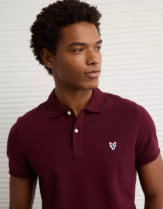 AE Lived-In Slim Fit Pique Polo Shirt - Image 6