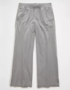 AE Stretch Low Rise Wide-Leg Track Pant