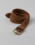 AE Braided Leather Belt