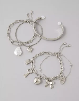 AE Silver Bracelet 5-Pack
