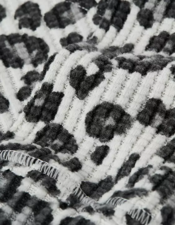 AE Big Hug Off-The-Shoulder Waffle Sweatshirt - Image 7