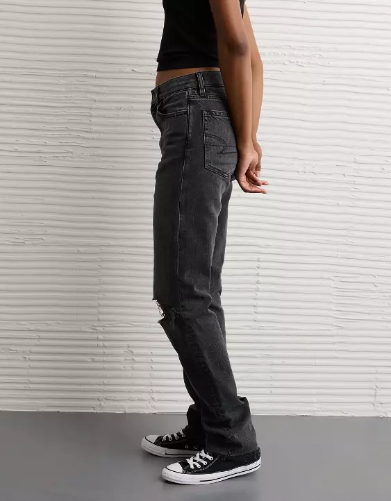AE Stretch Super High-Waisted Straight Jean - Image 5