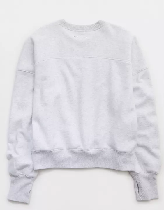 OFFLINE By Aerie Cloud Fleece Classic Crewneck Sweatshirt - Image 4