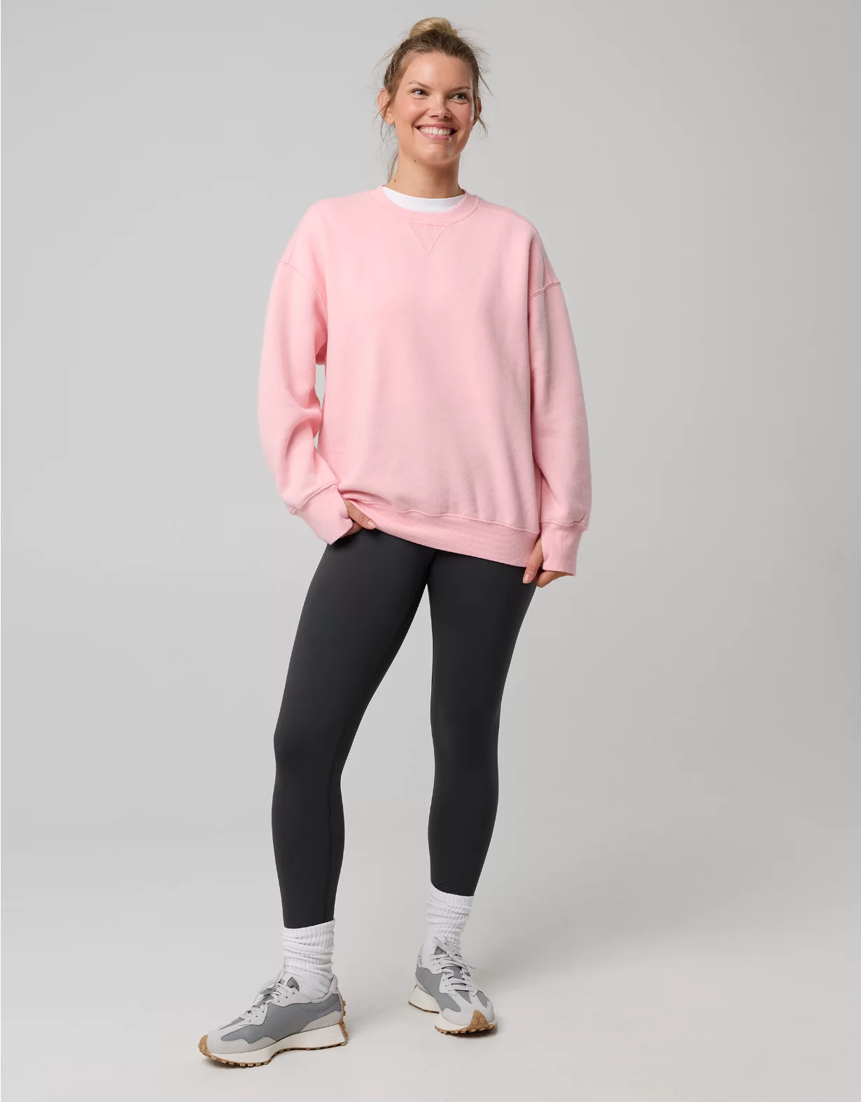 OFFLINE By Aerie Cloud Fleece Oversized Crewneck Sweatshirt