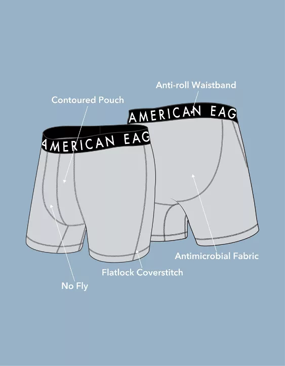 AEO Men's 6" Flex Boxer Brief 5-Pack - Image 3