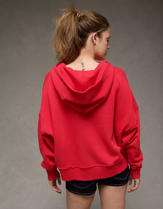 AE Big Hug Lace-Up Hoodie - Image 2