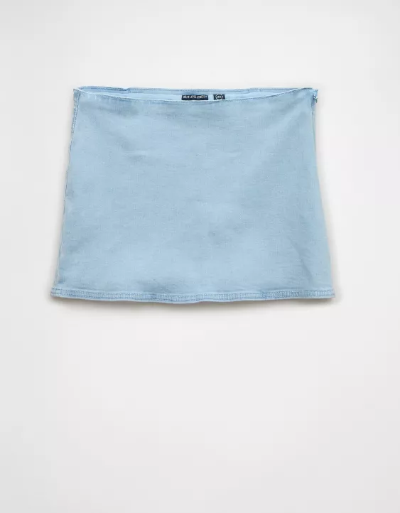 AE Next Level Low-Rise Denim Micro Skort - Image 3