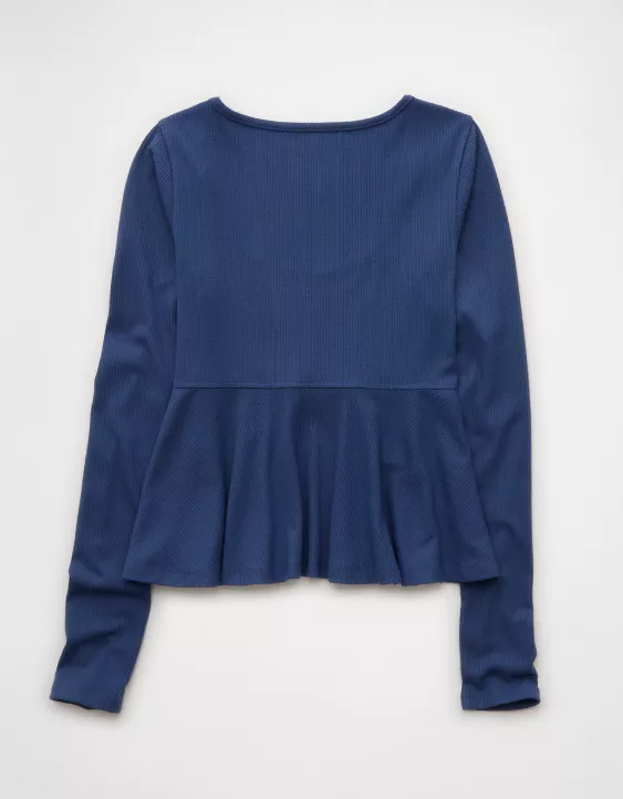 AE Long Sleeve Babydoll Top - Image 4