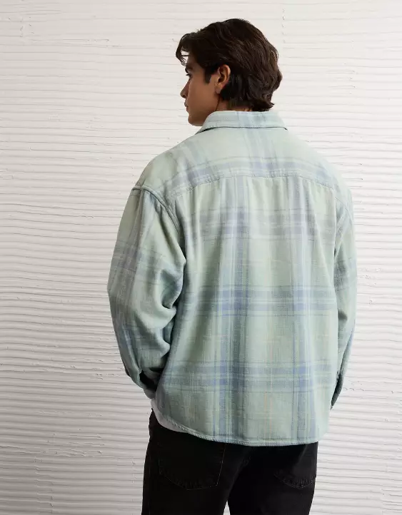 AE Boxy Flannel Shirt - Image 2