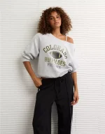 AE Colorado Buffaloes Graphic Off The Shoulder Sweatshirt