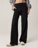 OFFLINE By Aerie Real Me XTRA Ribbed High Waisted Trouser