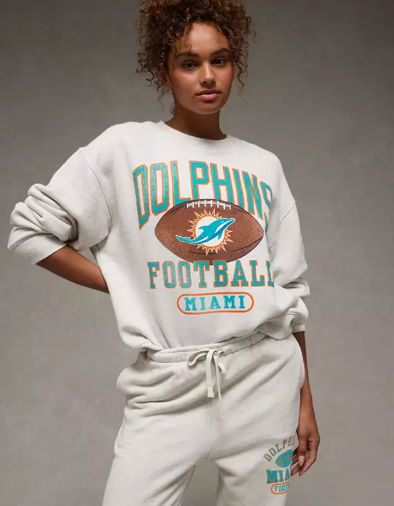 NFL Miami Dolphins Graphic Relaxed Fit Sweatshirt - Image 5