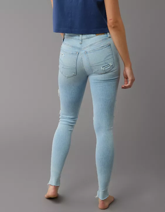 AE Next Level High-Waisted Ripped Jegging - Image 2