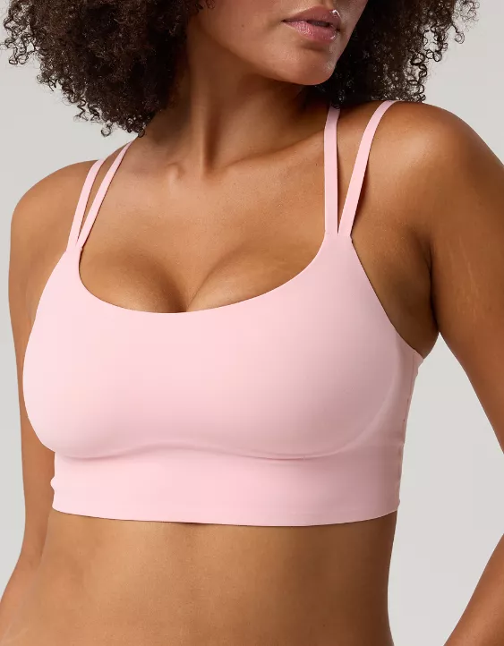 OFFLINE By Aerie Real Me Hold Up! Strappy Sports Bra - Image 3