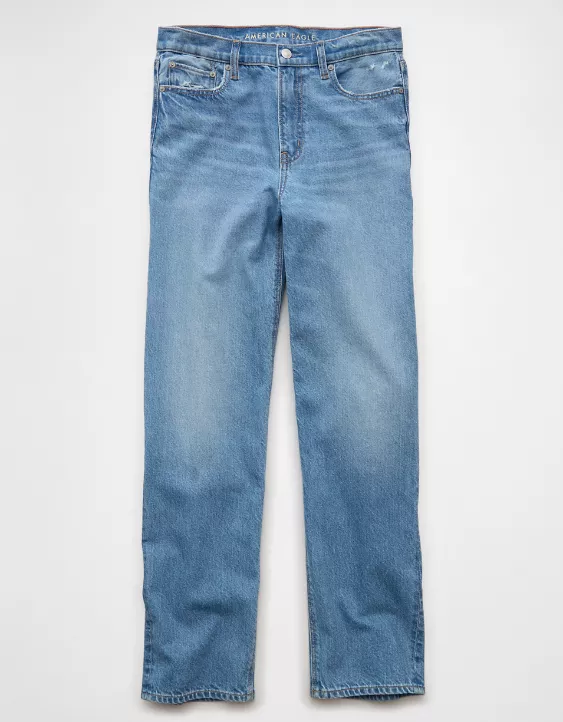 AE Strigid Super High-Waisted Baggy Straight Jean - Image 3