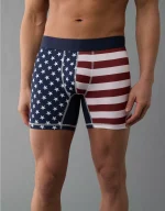 AEO Men's Stars & Stripes 6" Classic Boxer Brief