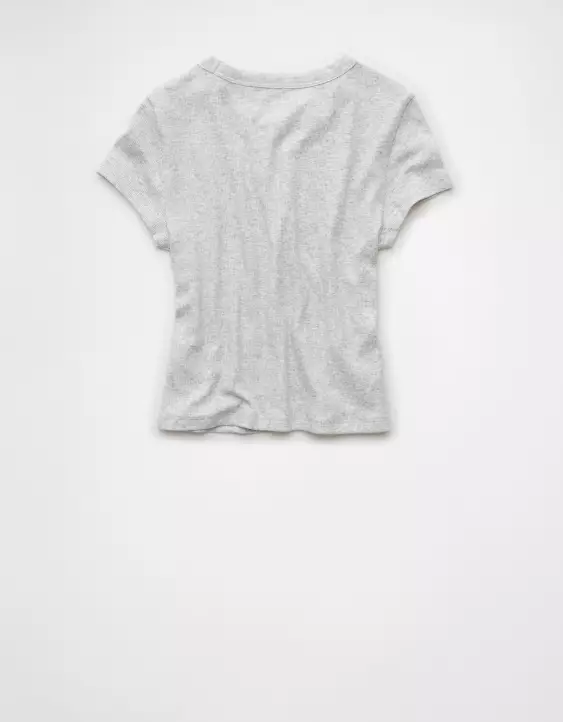 AE Alabama Crimson Tide Graphic Cropped Baby Tee - Image 4