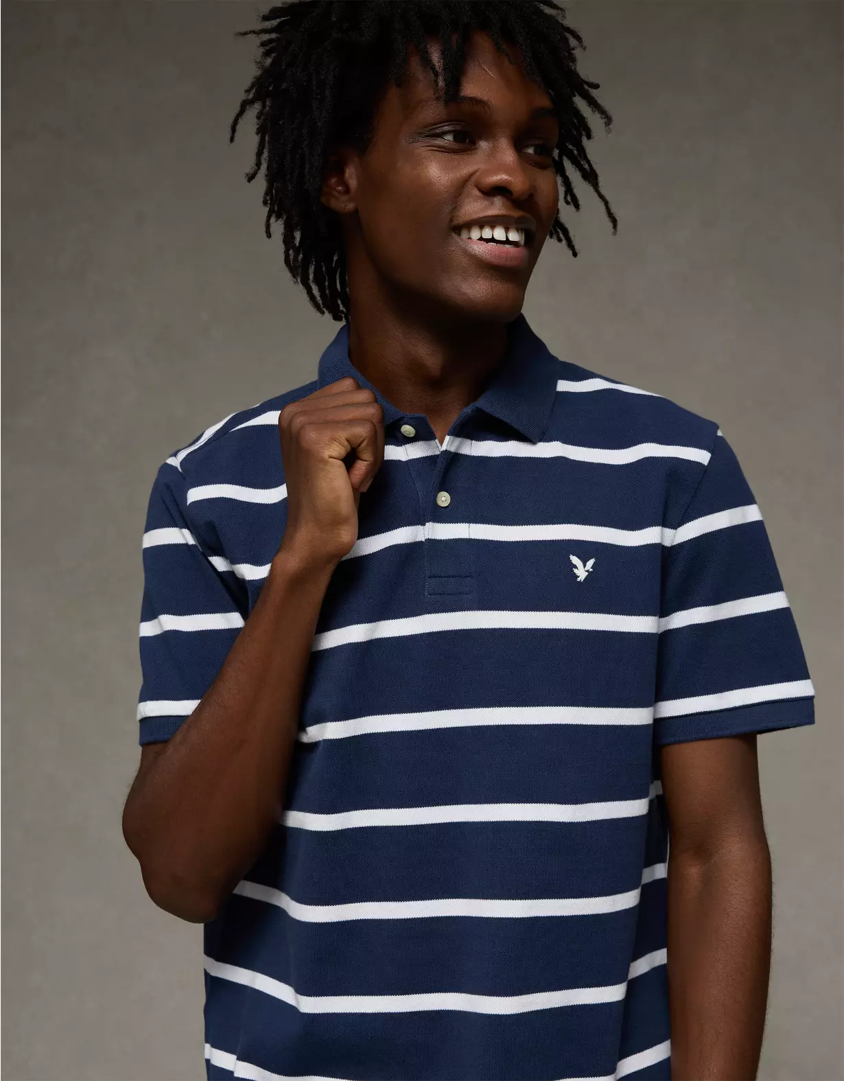 AE Striped Polo Shirt